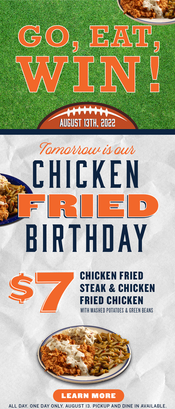 🚨TOMORROW🚨TOMORROW🚨TOMORROW🚨 Cotton Patch Cafe