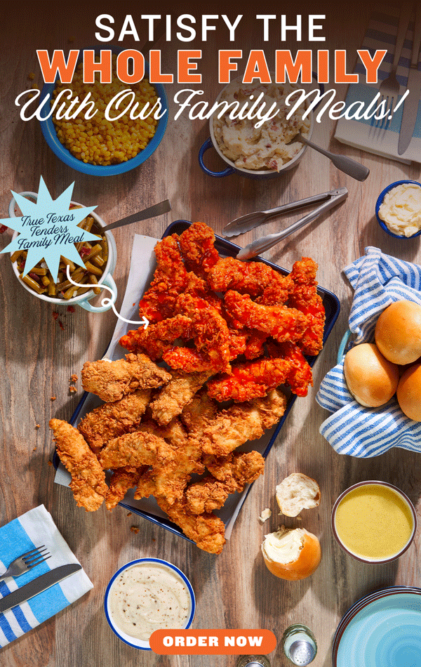 Satisfy the whole family! Cotton Patch Cafe