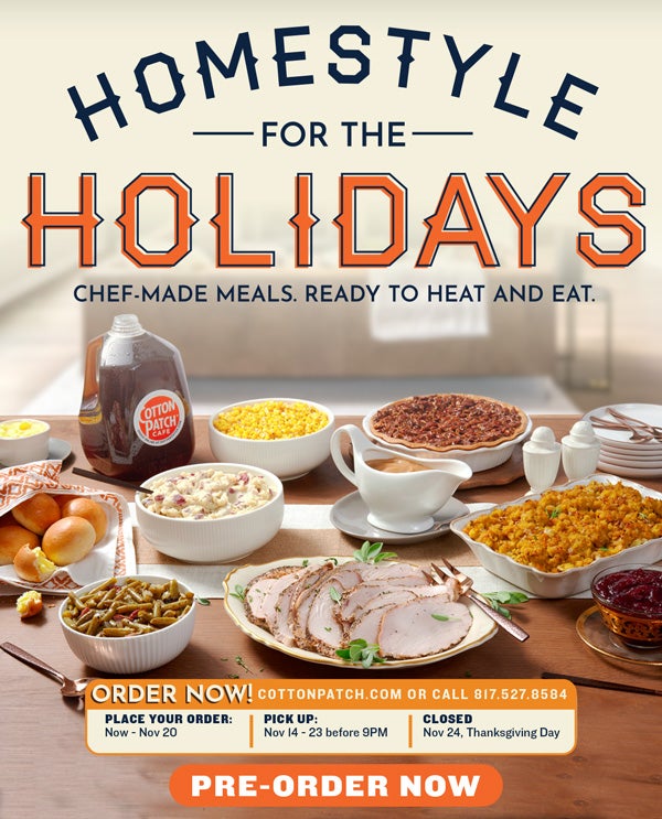 What's a Cafe Combo? Cotton Patch Cafe