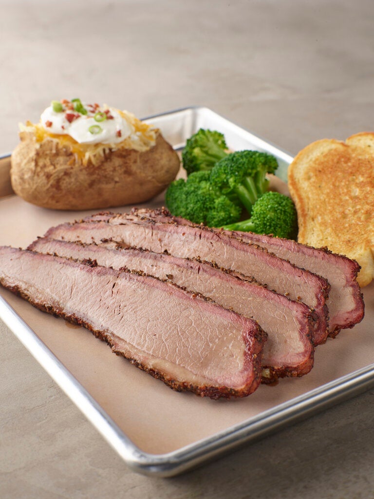 This Thursday ONLY Buy One Brisket Platter, Get One FREE! Smokey Bones