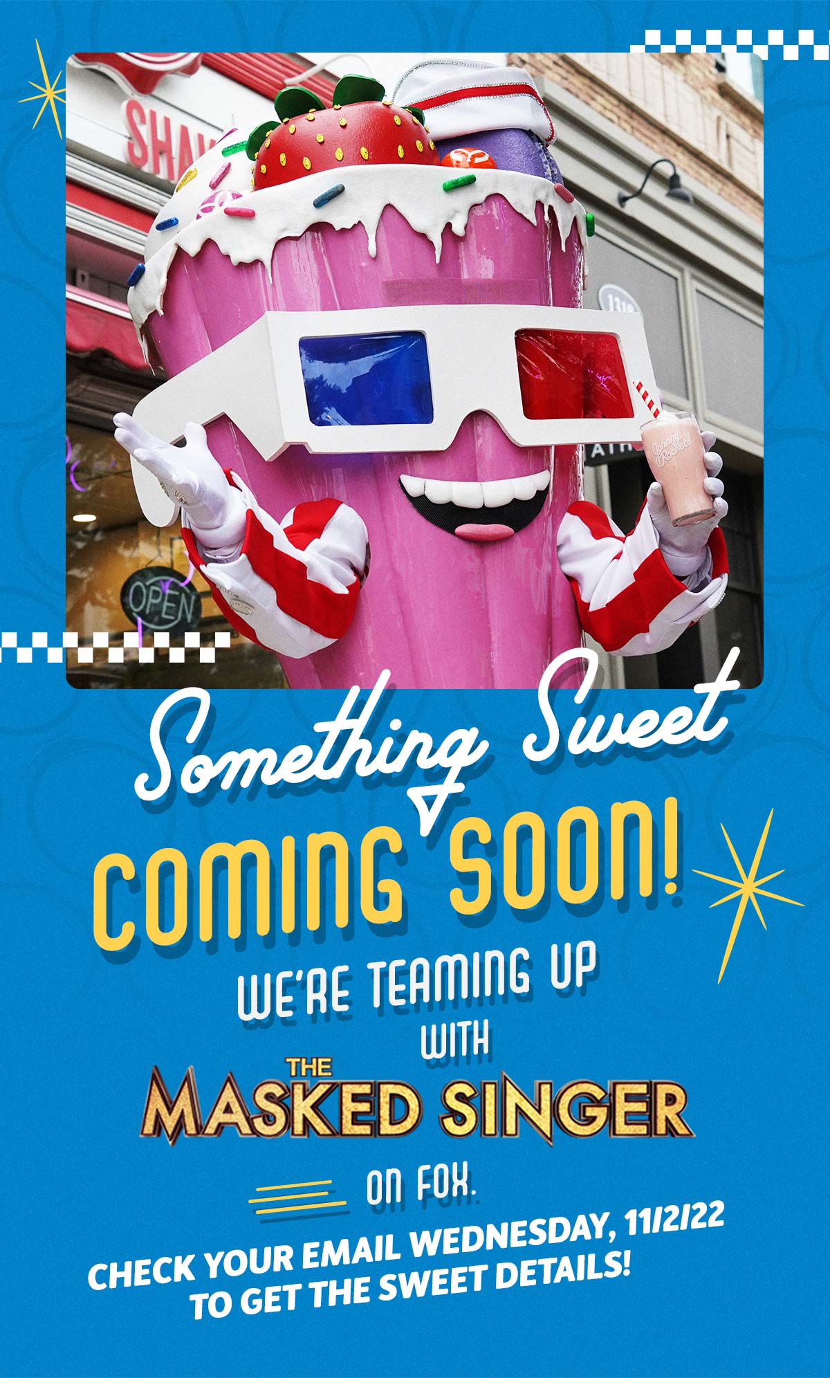 Something Sweet Coming Soon! Check your email on Wednesday, 11/2/22.