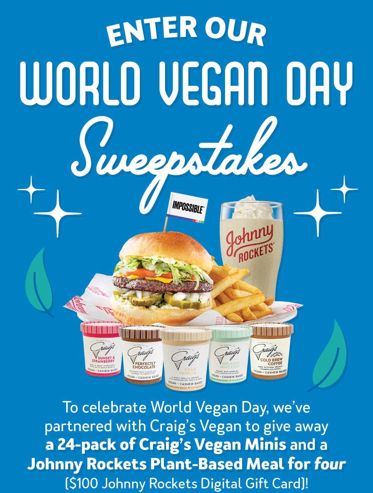 Enter Our World Vegan Day Sweepstakes!