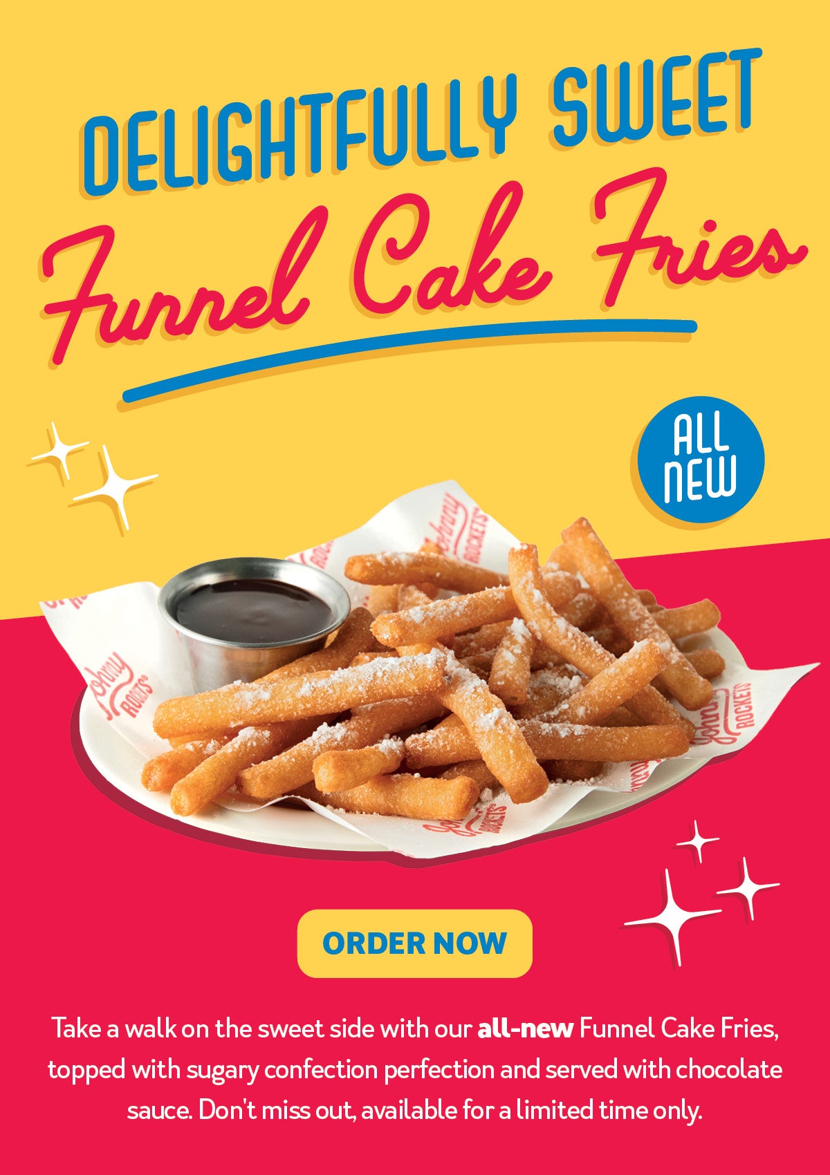 Try Our All-New Pickle Fries and Funnel Cake Fries!