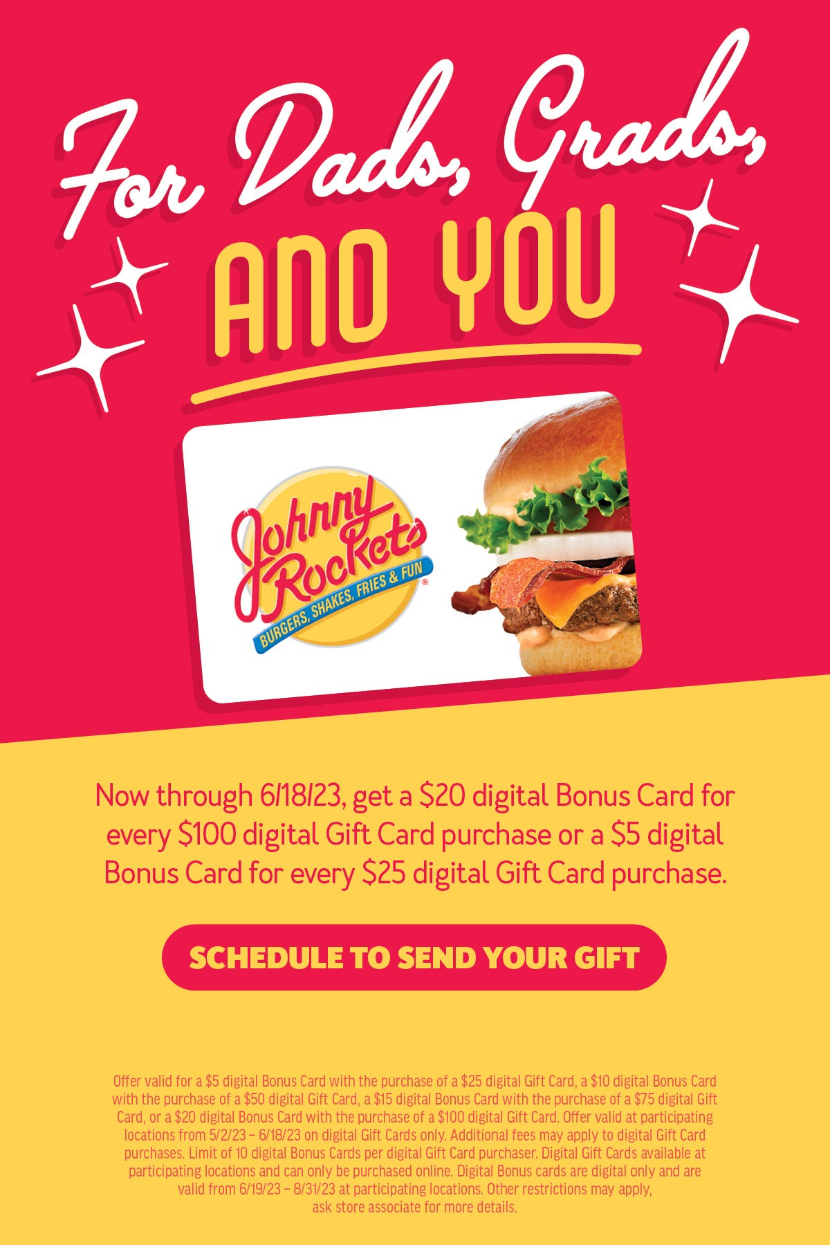 Send the Gift of Burgers, Shakes, Fries & Fun!