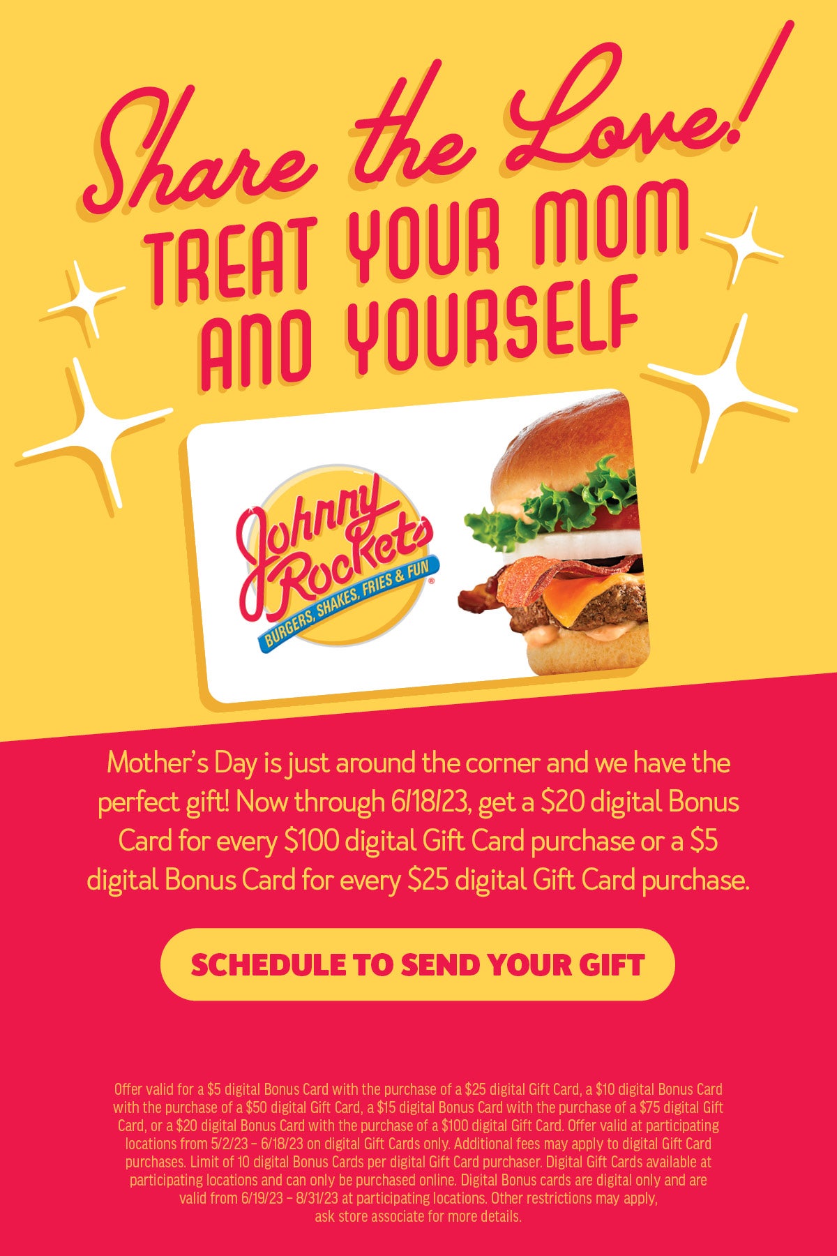 Send the Gift of Burgers, Shakes, Fries & Fun!