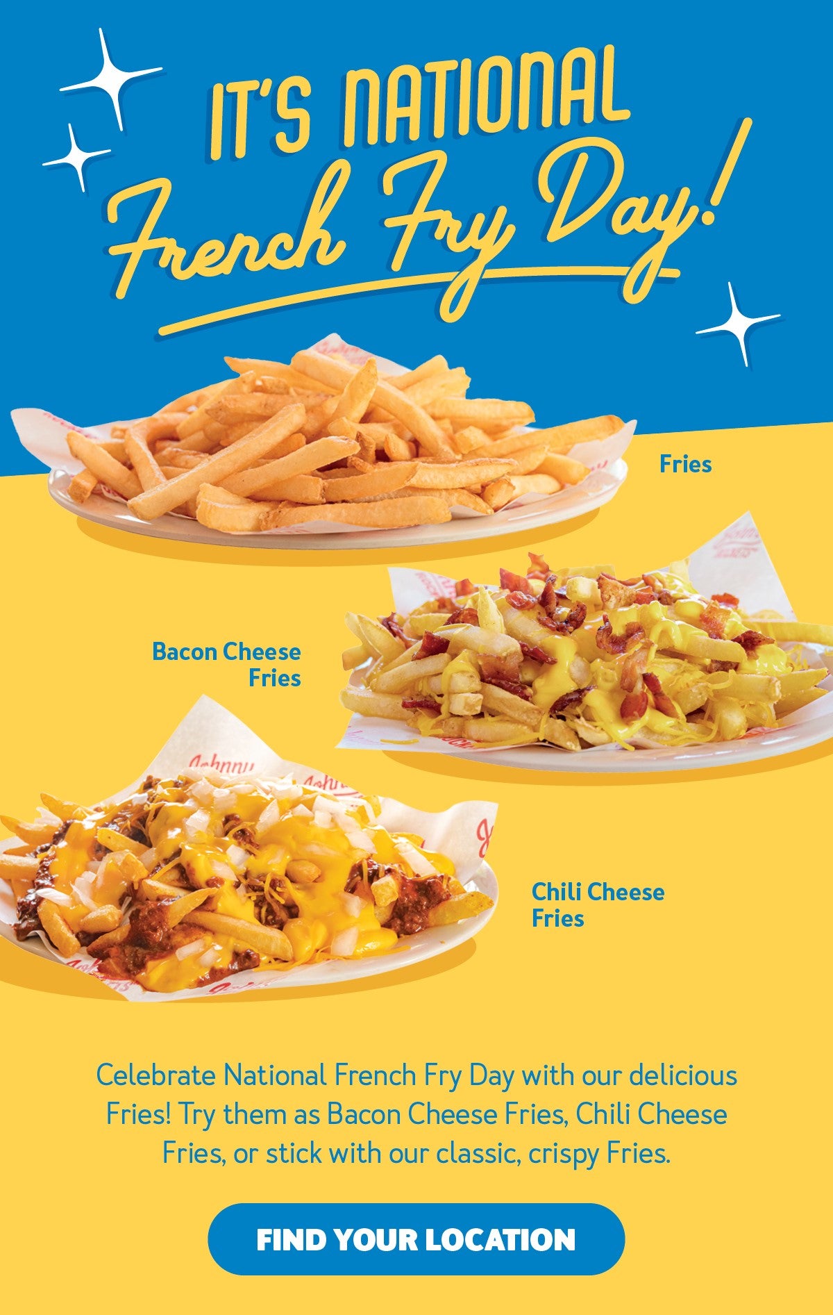 Celebrate National French Fry Day with Us!