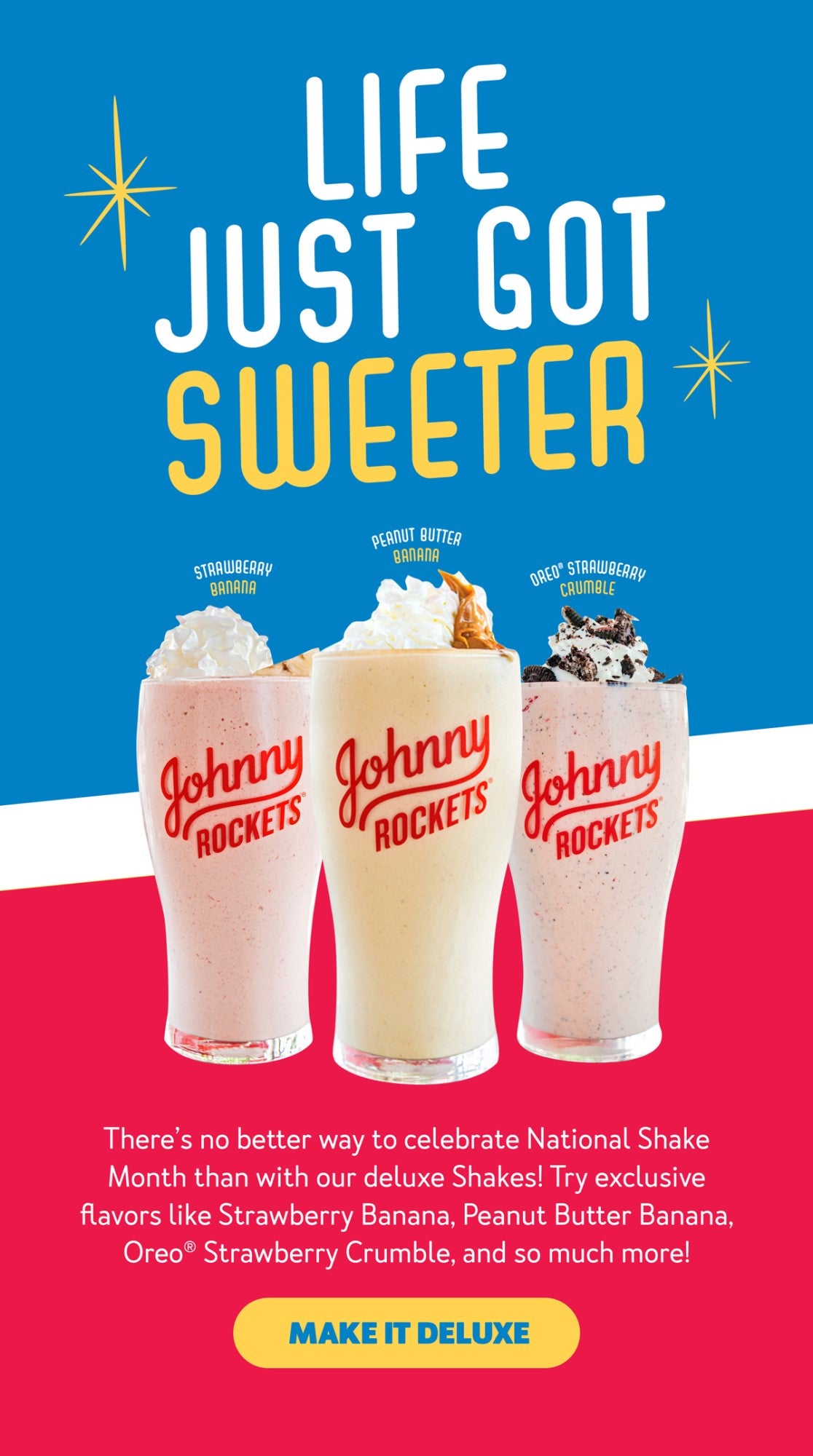 Celebrate National Shake Month with Our Deluxe Shakes