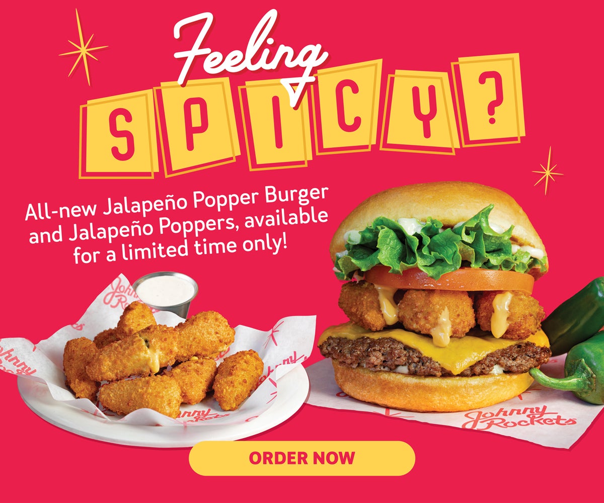 Try Our All-New Jalapeo Popper Burger and Jalapeo Poppers