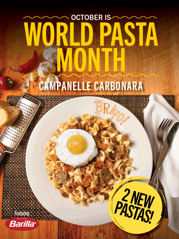 Celebrate World Pasta Month With $45 In Gifts! - Bravo