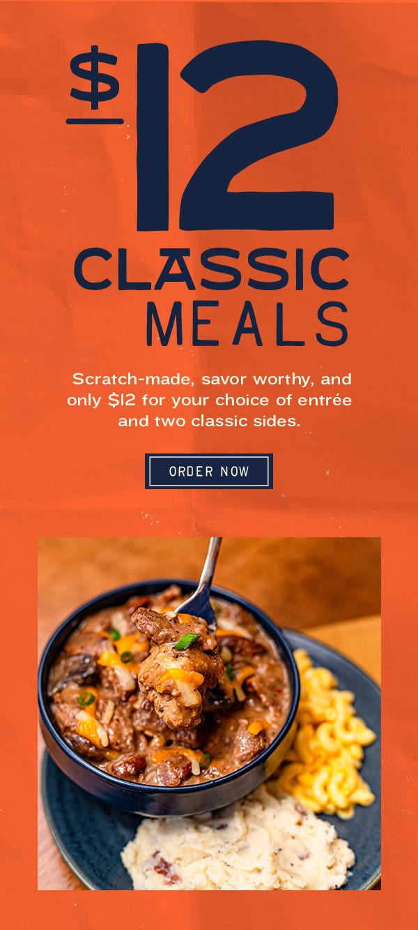 $12 Classic Meals - Cotton Patch Cafe